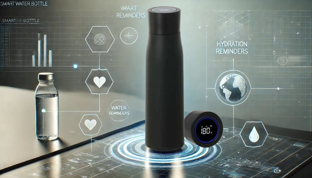Smart Water Bottle (500ml - Silver Color) image 3